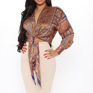 Print Plus Size Top